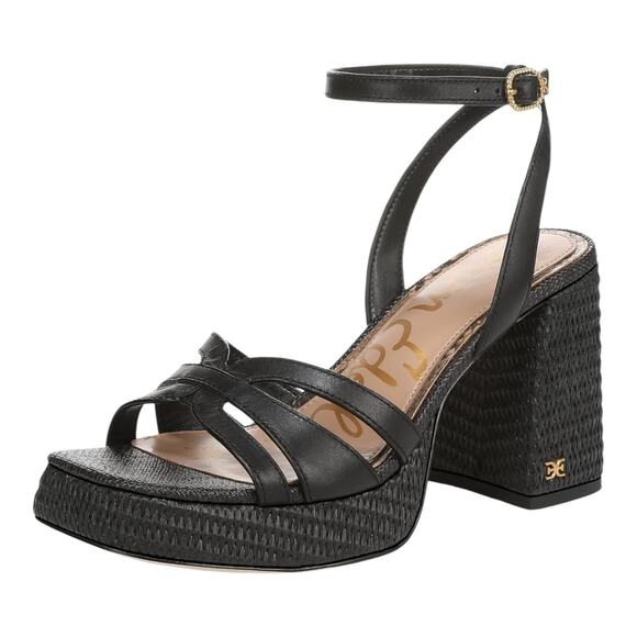 Sam Edelman Shoes - Sam Edelman Women's Reese Strappy Platform Sandals Black Size 11
